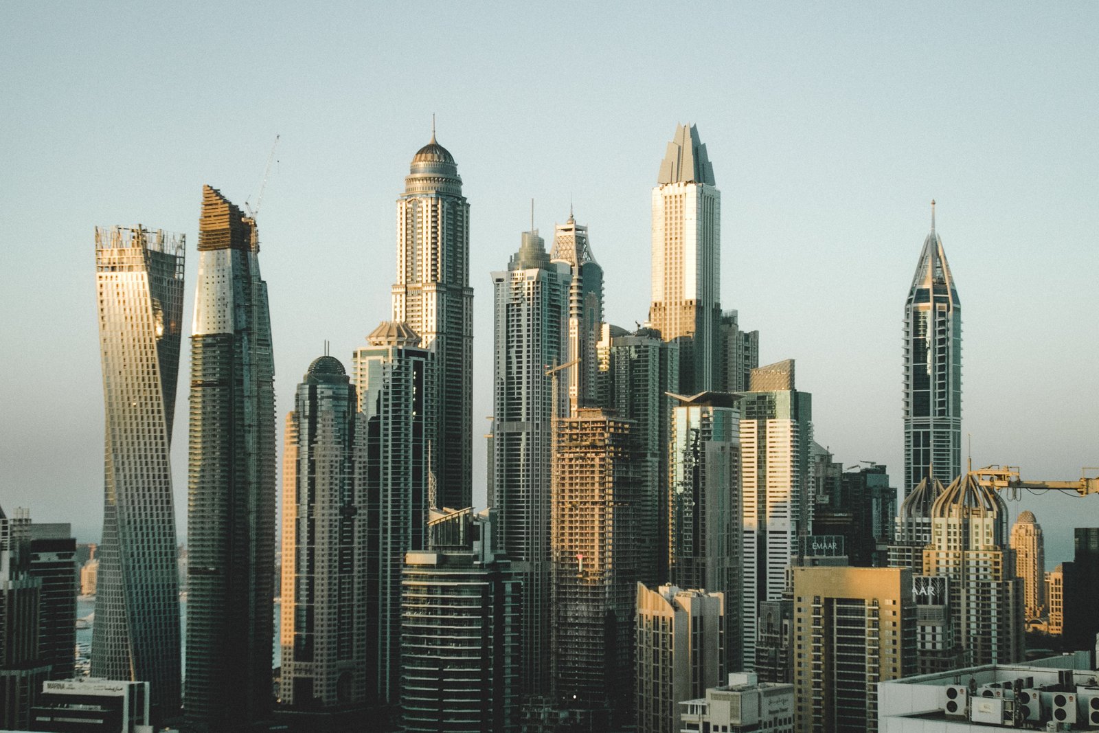 stock photo of spiderman city and skyscrapers